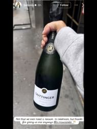 Screenshot from Balionis' Instagram story in June / Source: @balionis on Instagram